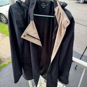 Dennis Basso Black and Tan Coat